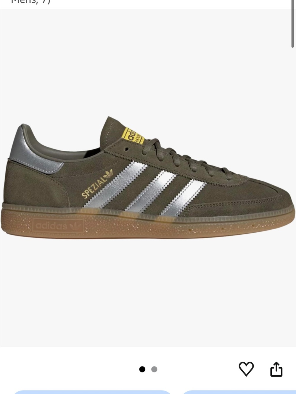 adidas Originals Handball Spezial (Olive Green Silver)